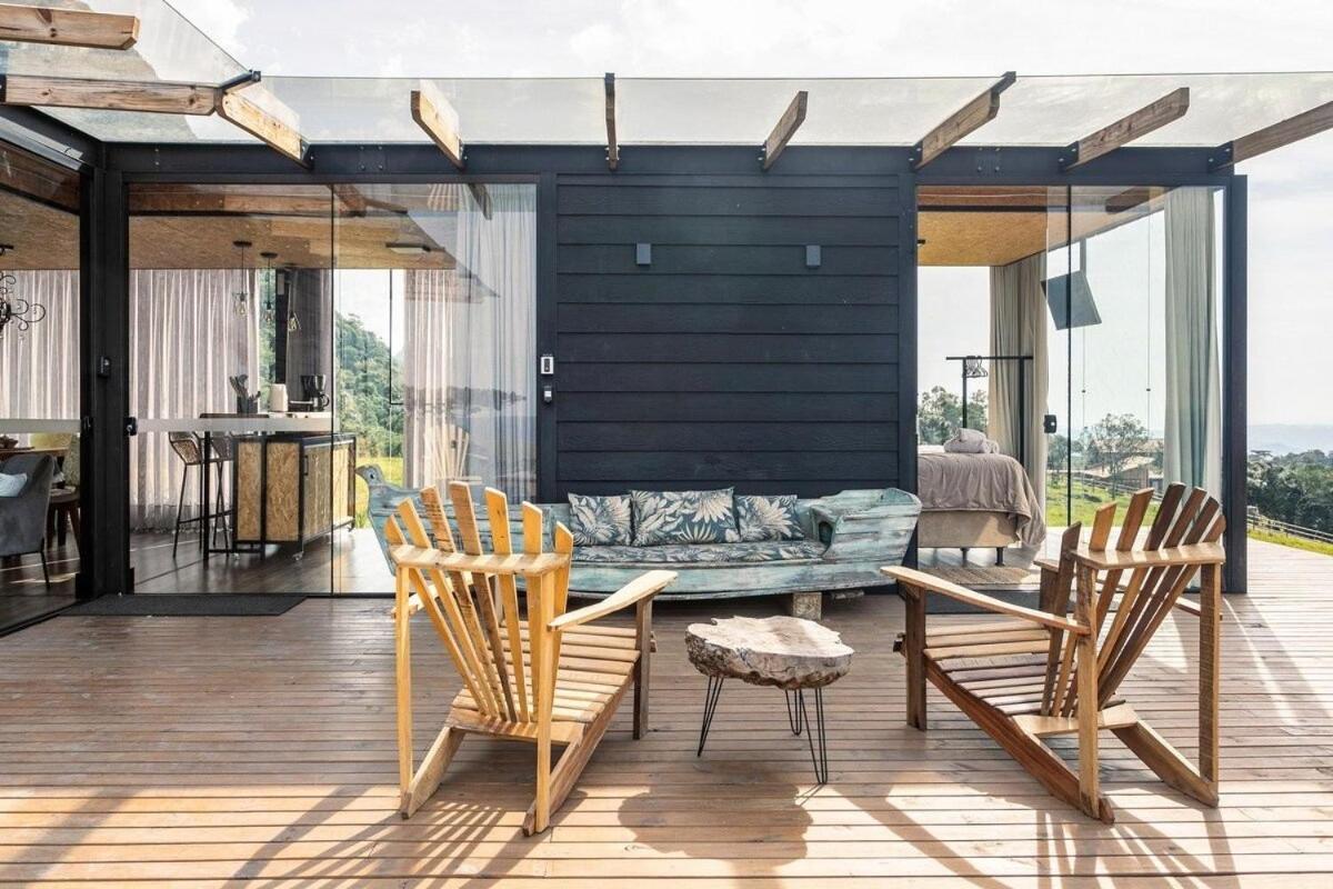 Ferienwohnung Casa De Vidro Alfredo Wagner Exterior foto